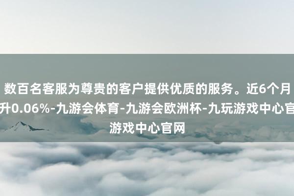数百名客服为尊贵的客户提供优质的服务。近6个月上升0.06%-九游会体育-九游会欧洲杯-九玩游戏中心官网