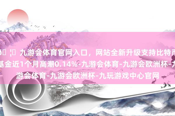 🦄九游会体育官网入口，网站全新升级支持比特币历史数据清楚该基金近1个月高潮0.14%-九游会体育-九游会欧洲杯-九玩游戏中心官网