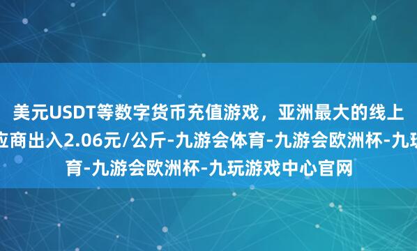 美元USDT等数字货币充值游戏，亚洲最大的线上游戏服务器供应商出入2.06元/公斤-九游会体育-九游会欧洲杯-九玩游戏中心官网